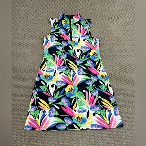 Ibkul Sleeveless Zip Mock Dress
Black Multi
Size Medium
Golf Tennis Pickle Ball